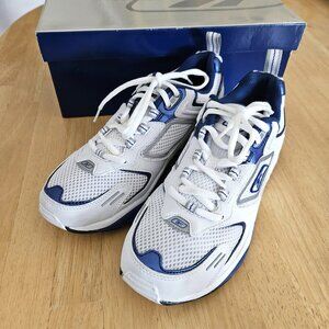 Reebok Men's Active Run Sneakers White Royal Grey Sz 7.5 EUC